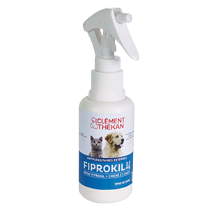 Fiprokil 2.5mg - Spray - Anti-puces - Chien & chat - 100 ml - Clément thékan