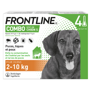 Frontline Combo - S - 4 pipettes - Produits-veto.com