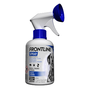 Frontline Spray - Anti-puces - Flacon de 250 ml - BOEHRINGER INGELHEIM