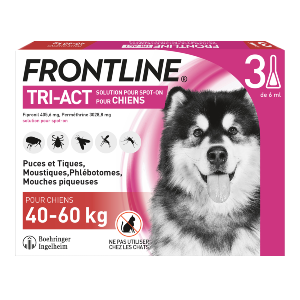 Frontline Tri-act - Anti-puces - Chien XL - 3 pipettes - Produits-veto