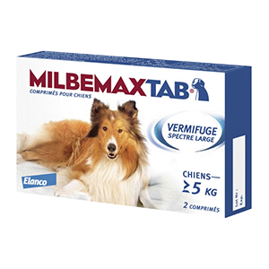 Milbemax Tab Dog - Vermifuge - ELANCO