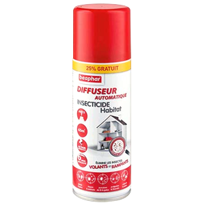 Spray - Diffuseur automatique - Insecticide - Habitat - 200 mL - BEAPHAR - Produits-veto.com