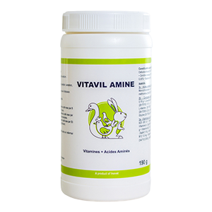 Vitavil Aminé - Vitamines et Acides aminés - 190 g - BIOVE - Produits-veto.com