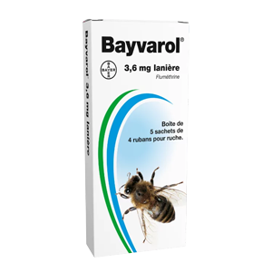 Bayvarol - Varroa destructor - Abeilles - 5 sachets de 4 lanières - VETO-PHARMA