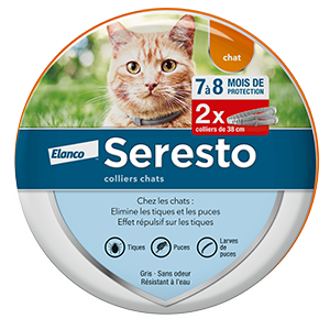 haat volwassen Onvermijdelijk Seresto - Kattenvlooienband - Set van 2 - 38 cm - ELANCO