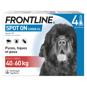 Frontline - Anti-puces - SpotOn - Chien - XL - 4 pipettes - Produits-veto.com