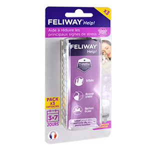 Feliway Help - 3 Recharges 3 x 7 jours - Anti-stress - CEVA - Produits-veto.com