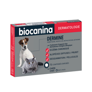 Dermine - Eczemas/Dermatosis - Perro y Gato - 72 comprimidos - BIOCANINA