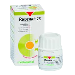 Rubenal 75 - Insuffisance rénale - 20 comprimés - VETOQUINOL
