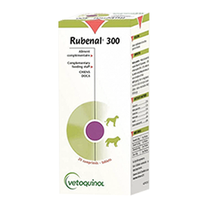 Rubenal 300 - Insuficiência renal - > 10 kg - 60 comprimidos - VETOQUINOL