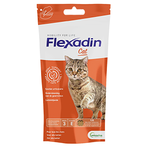 Flexadin 4life - Mobilité - Articulations - Cat - Chat - 120 bouchées - VETOQUINOL - Produits-Veto.com