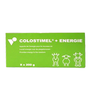 Colostimel + Energie - Colostrum maternel - Veaux & agneaux - 8 sachets de 200 g - BIOVÉ - Produits-veto.com